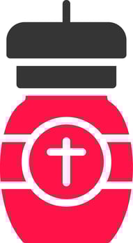 Urn Creative Icon Design vector