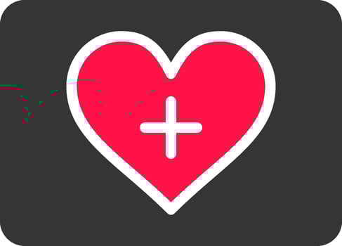 Heart Creative Icon Design vector