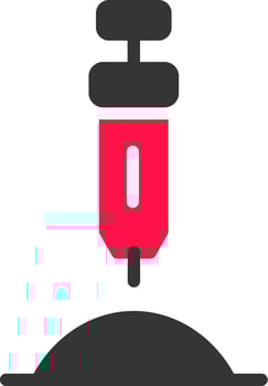 Thermal Paste Creative Icon Design vector