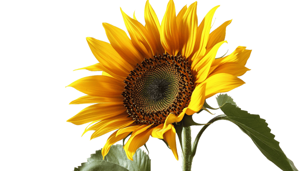 AI generated Sunflower on Transparent Background png
