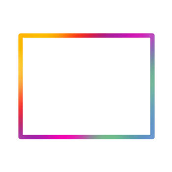 Colourful Rectangle Border png