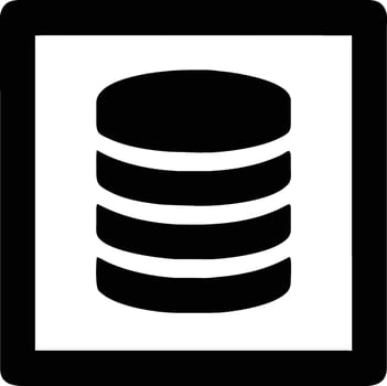 Database icon design, graphic resource vector