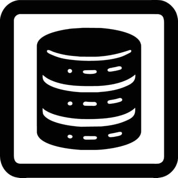 Database icon design, graphic resource vector