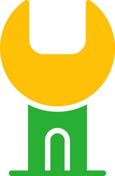 Line Two Colour vector
