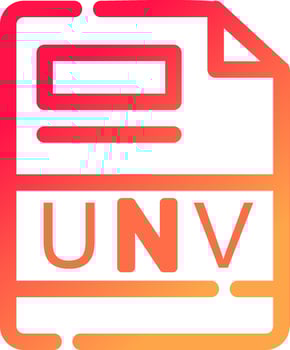 UNV Creative Icon Design vector
