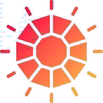 glyph  colour Gradient Circle vector
