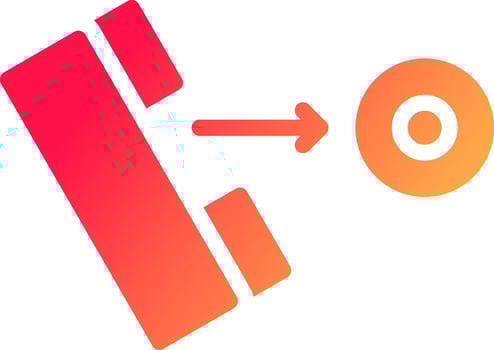 glyph  colour Gradient Circle vector