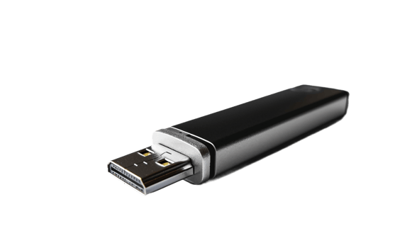 USB Flash Drive on the transparent background, Format png