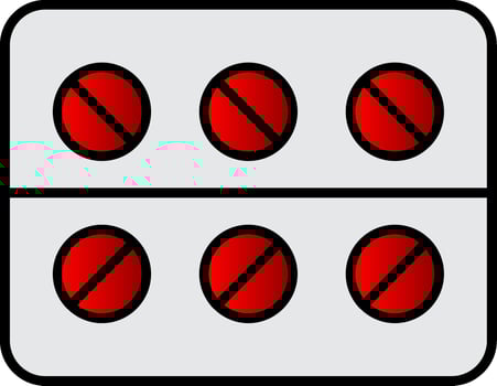 Medicine Line Filled Gradient  Icon vector