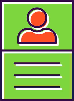 User Filled  Icon vector