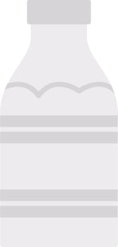Milk Bottle Flat Gradient  Icon vector