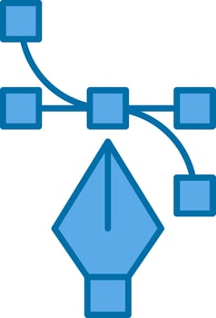 Vector Filled Blue  Icon
