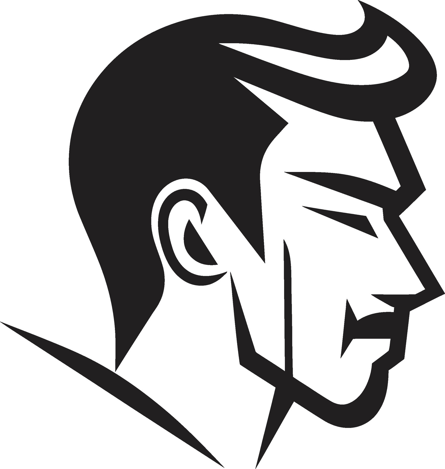 Rugged Resilience Crest Vector Design for Strong Male Face Logo Artistic Allure Insignia Male Face Vector Icon with Creative Flair
