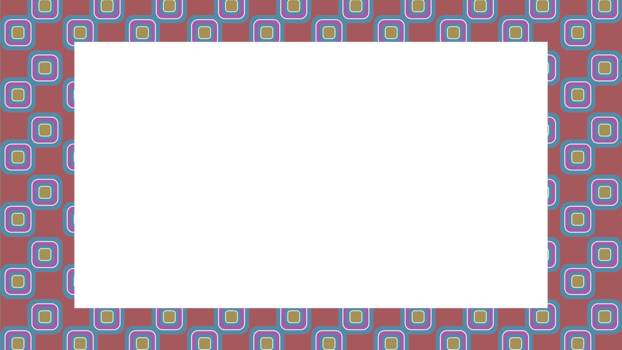 White frame background with decorated design borders. png