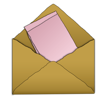 Envelope containing money png