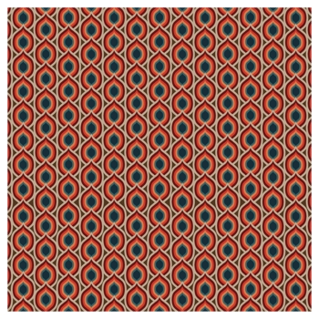 Retro Mid Century Modern Seventies Style Flame Pattern png