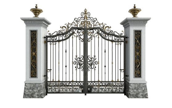 Security Gate on transparent background png