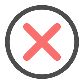 Crossmark Outline Icon png