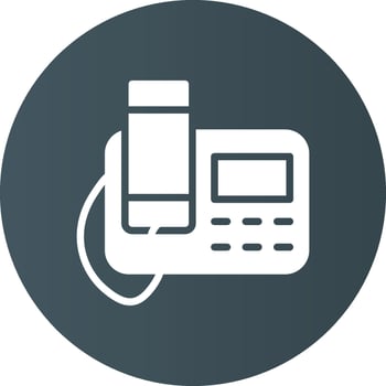 Telephone Creative Icon Design vector