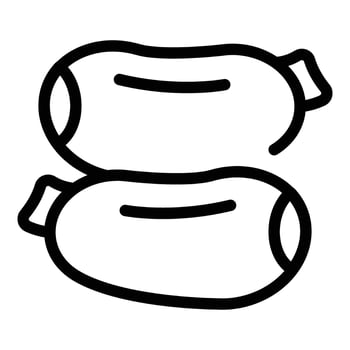 Whole marrow vegetable icon outline vector. Garden squashes vector