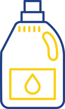 Detergent Line Two Color Icon vector