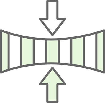 Elasticity Fillay Icon vector