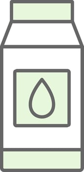 Milk Fillay Icon vector