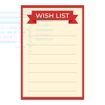 Santa wish list icon cartoon vector. Design read secret gift vector
