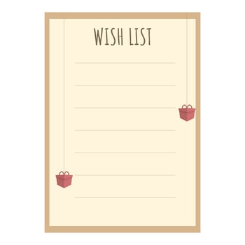 Wish list carton icon cartoon vector. Card management vector