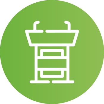 Tribune Creative Icon Design vector