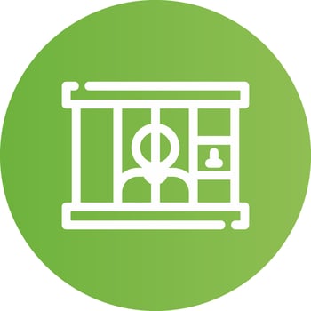 Prison Creative Icon Design vector