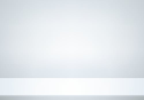Realistic white and gray studio wall background. Room in the 3d. Space for selling products on the website. illustration. vector