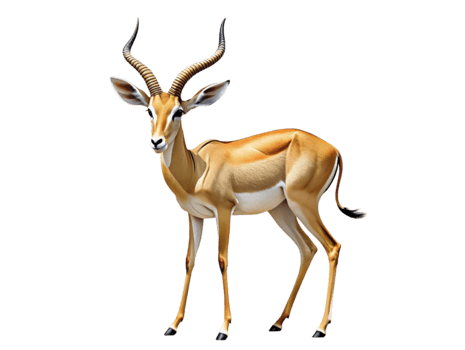herbivorous thomson's gazelle of Africa png