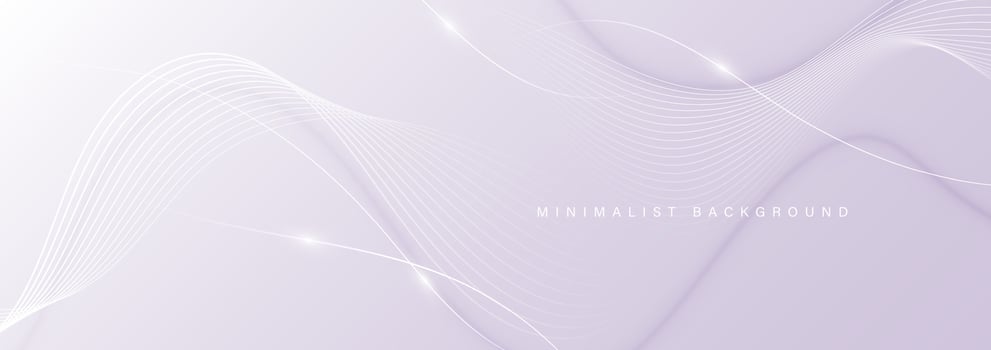 Modern abstract background with wavy lines vector