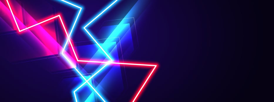 Abstract glowing neon lights background vector