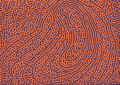 turing pattern structure oraganic lines background vector