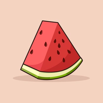 Watermelon fruit illustration vector