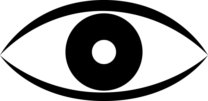 Black eye human icon png