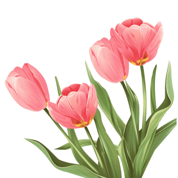 AI generated the pink flowers png