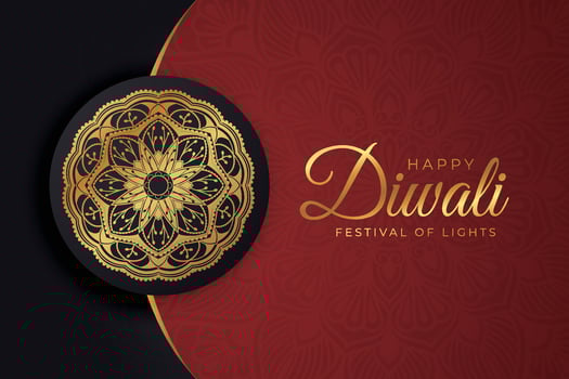 Diwali - Indian festival of lights, design template for postcards, invitations, greeting cards, posters, flyers, background and banner designs. vector
