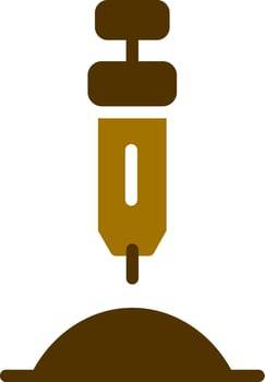 Thermal Paste Creative Icon Design vector