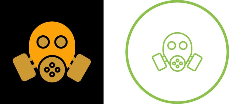 Gas Mask Vector Icon