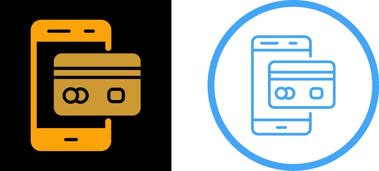 Cashless Payment Vector Icon