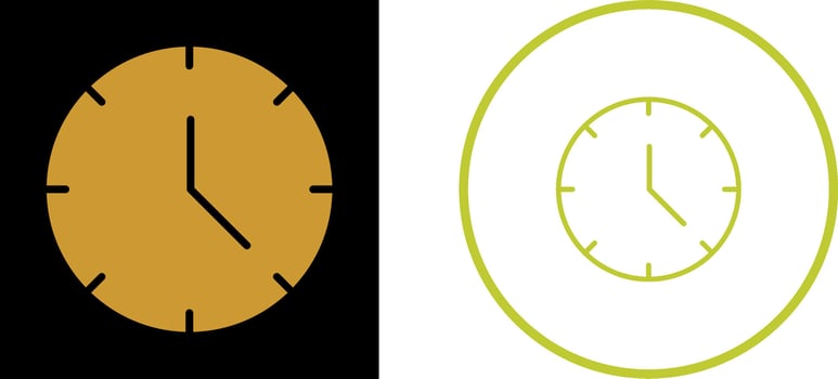 Clock Vector Icon