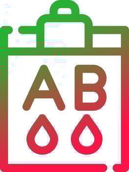 Line Red and Green Gradient vector