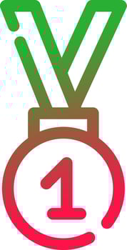 Medal Creative Icon Design vector