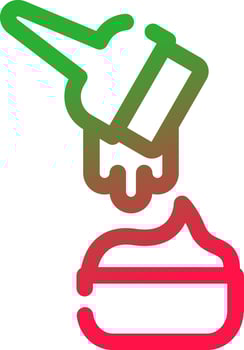 Dye Creative Icon Design vector