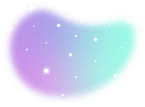 Blurred gradient with Sparkling star png