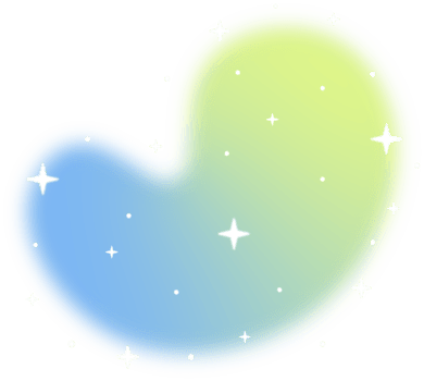 Blurred gradient with Sparkling star png
