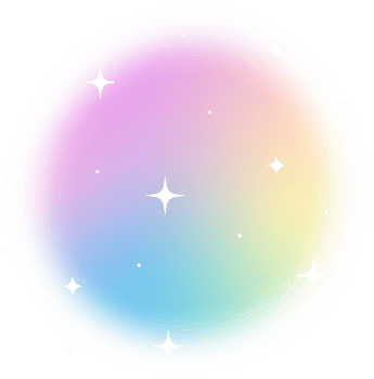 Blurred gradient with Sparkling star png